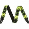 Tracolla Fender Neon Monogrammed, Green/Yellow