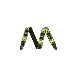 Tracolla Fender Neon Monogrammed, Green/Yellow