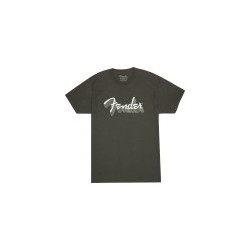 T-shirt Fender color carbone, riflettente, S