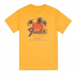 T-shirt unisex Fender® Palm Sunshine, Marigold, S