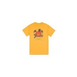 T-shirt unisex Fender® Palm Sunshine, Marigold, XXL