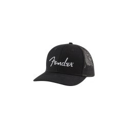 Cappello Fender con visiera con logo argento