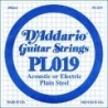 Plain Steel Guitar Single String, .019