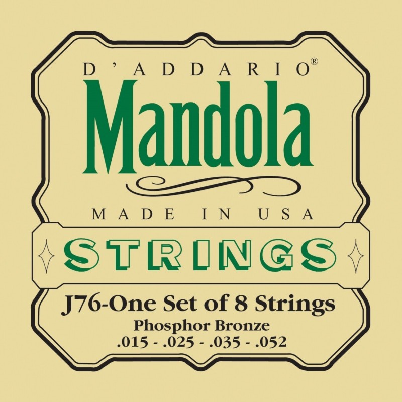 Phosphor Bronze Mandola Strings, Medium, 15-52