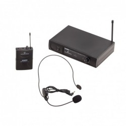 Radiomicrofono UHF Plug&Play con Trasmettitore Tascabile e Archetto (Freq. 863.05 MHz)
