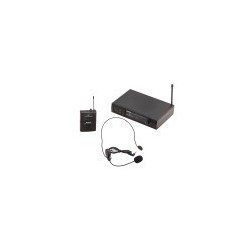 Radiomicrofono UHF Plug&Play con Trasmettitore Tascabile e Archetto (Freq. 863.05 MHz)