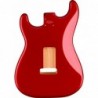 Corpo in ontano HSH Stratocaster® serie Deluxe, rosso mela caramellata