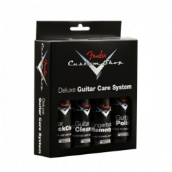 Custom Shop Deluxe Guitar Care System, confezione da 4, Black