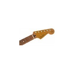 Manico Stratocaster® in Roasted Maple, 22 tasti jumbo, 12 ", Pau Ferro, forma ovale piatta