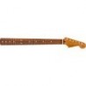 Manico Stratocaster in Roasted Maple, 21 tasti alti stretti, 9,5 ", Pau Ferro, forma a C.