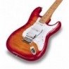 Chitarra elettrica double cutaway con 2 single coil + humbucker splittabile e meccaniche autobloccanti (equipaggiata Wilkinson,