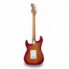 Chitarra elettrica double cutaway con 2 single coil + humbucker splittabile e meccaniche autobloccanti (equipaggiata Wilkinson,