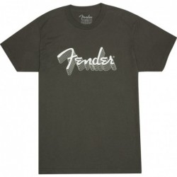 T-shirt Fender color carbone, riflettente, XL