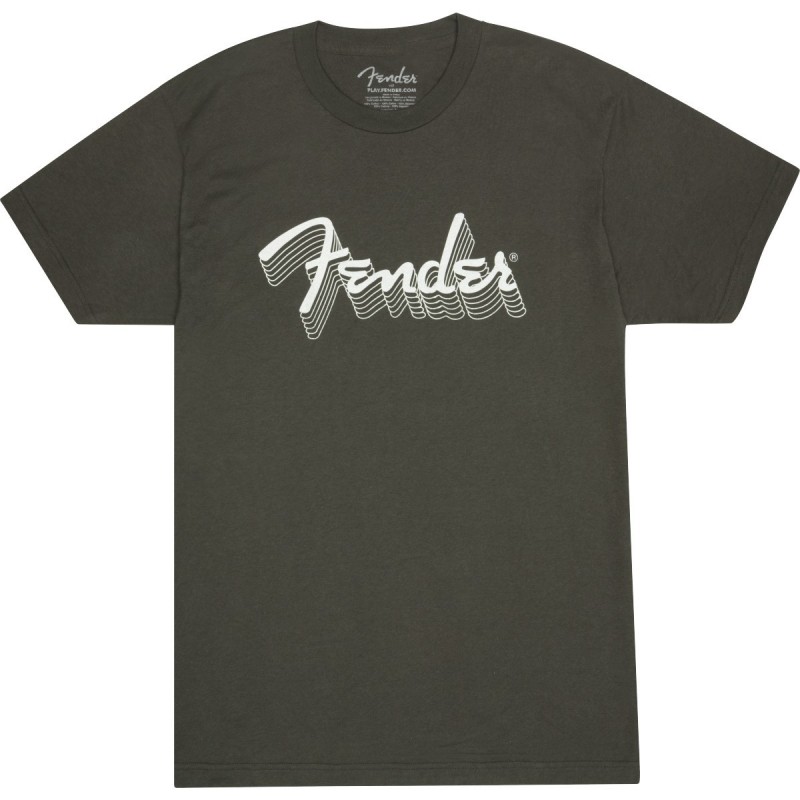 T-shirt Fender color carbone, riflettente, XXL