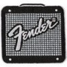 Toppa Fender con logo Fender Amp, Nero e cromato