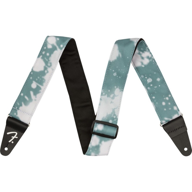 Tracolla Fender Tie Dye Acid Wash Strap, Teal