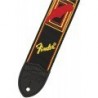 Tracolla Fender® 2" Monogrammed Black/Yellow/Red