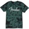 T-shirt Fender tie-dye, Blu, M