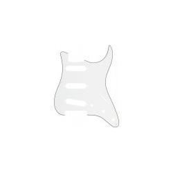 Fender Parts Battipenna Stratocaster S/S/S Montaggio a 11 fori Parchment P/B/P, a 3 strati