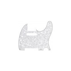 Fender Parts Battipenna Telecaster montaggio a 8 fori White Pearl, a 4 strati