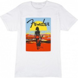 T-shirt estiva Fender Endless, White L