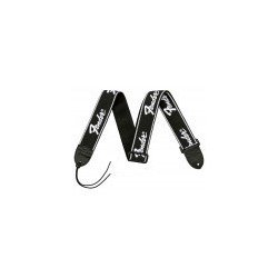 Tracolla Fender® Running Logo Black