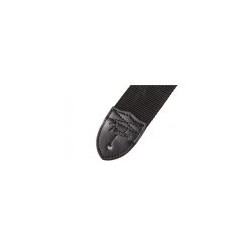 Tracolla in nylon con fulmini da 2 ", Black