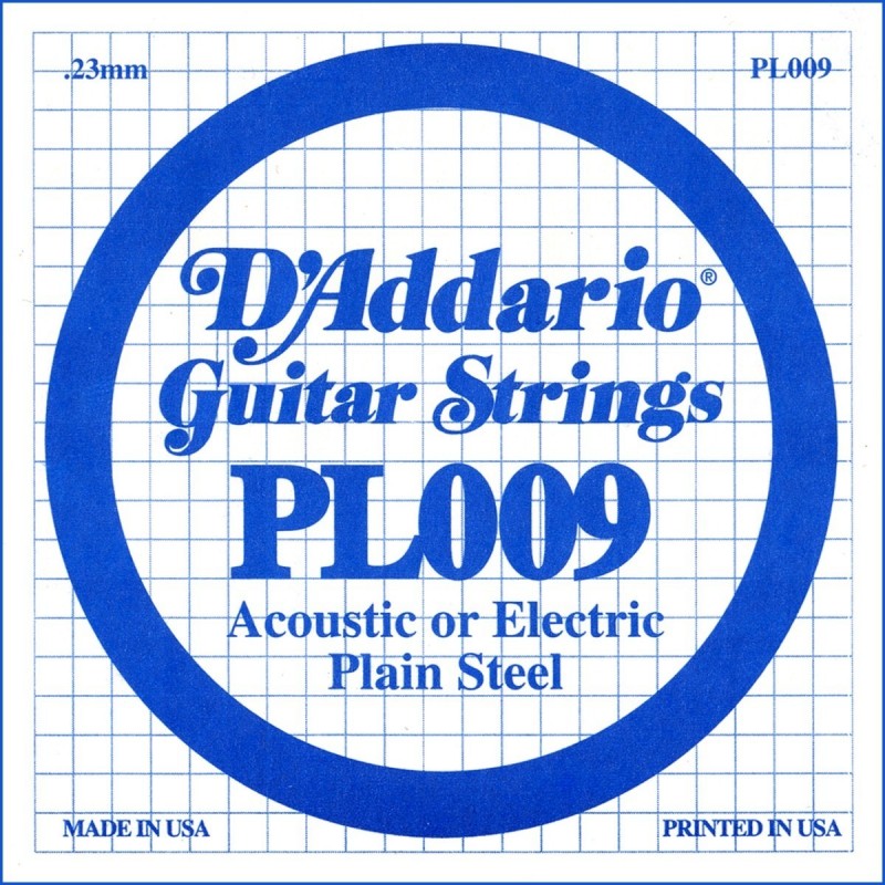 Plain Steel Guitar Single String, .009