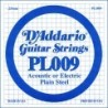 Plain Steel Guitar Single String, .009