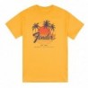 T-shirt unisex Fender® Palm Sunshine, Marigold, M