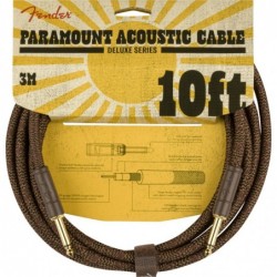 Cavo 10' 3m per strumenti acustici Paramount, Brown