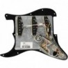 Battipenna Stratocaster precablato, Tex-Mex SSS, PG Black a 11 fori
