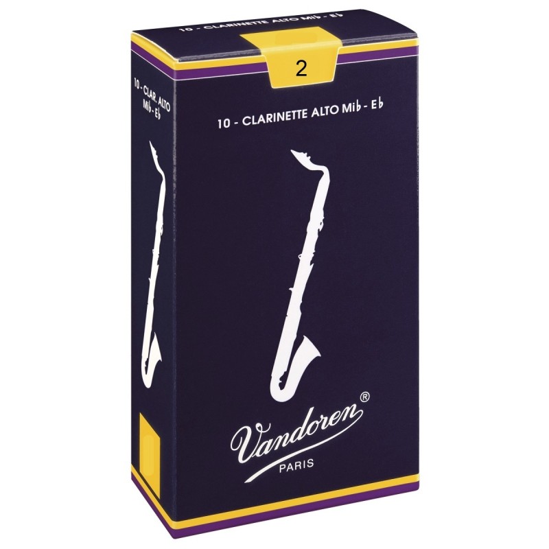 Confezione da 10pz di Ance per Clarinetto Alto 2 Traditional