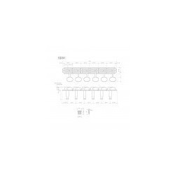 Set di Meccaniche per Chitarra Elettrica, L6 Lock, Nickel