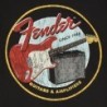 Maglietta Fender® 1946 chitarre e amplificatori, nero vintage, XL