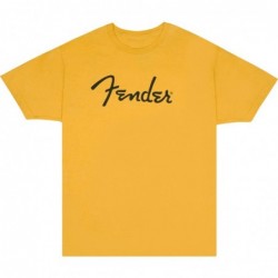 Maglietta Fender® Spaghetti Logo, Butterscotch, XL