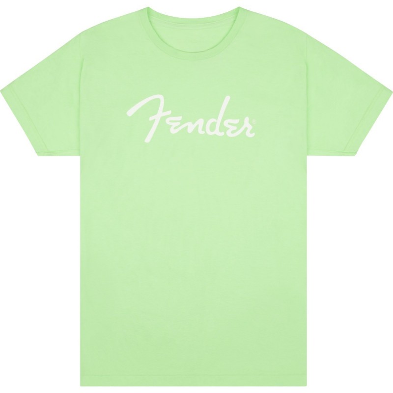 Maglietta Fender® Spaghetti Logo, Verde Surf, L