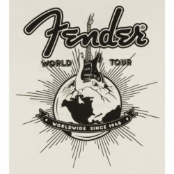 Maglietta Fender® World Tour, bianco vintage, M