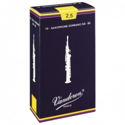 Confezione 10pz si Ance per Sax Soprano in Sib 2,5 Traditional