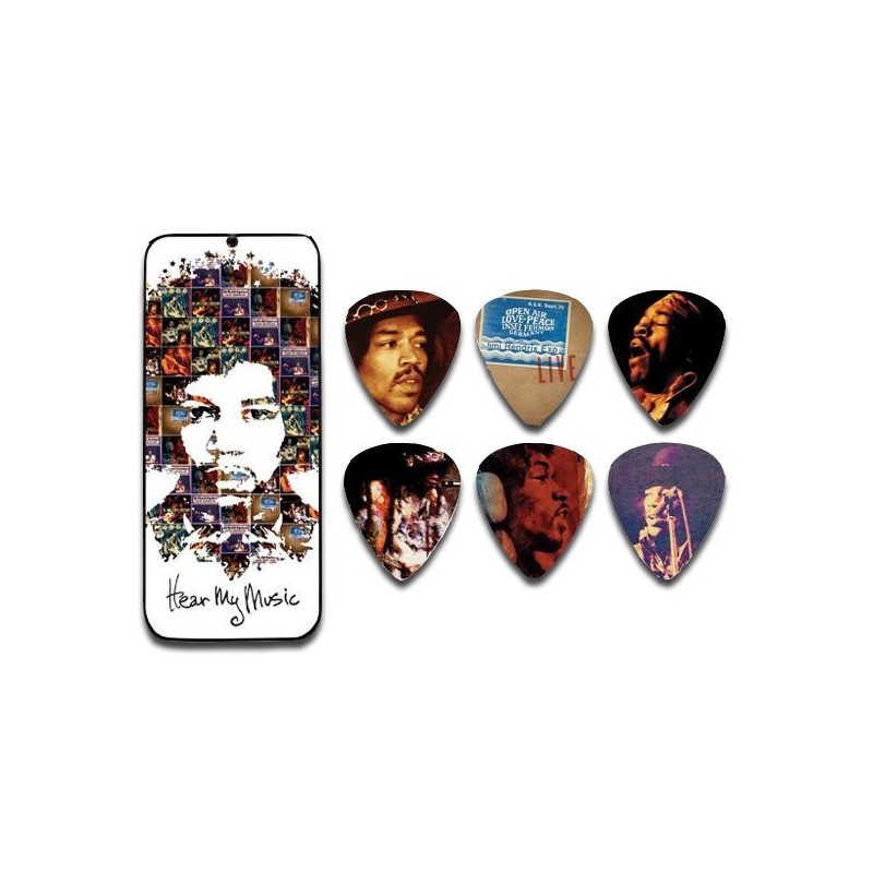 Jimi Hendrix Pick Tins