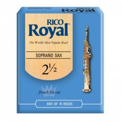 Ance per Sax Soprano in Sib Royal, Strength 2.5, confezione 10 pz