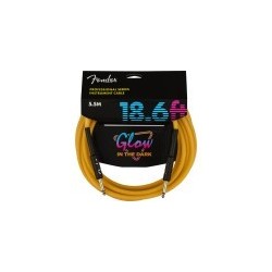 Cavo Fender Professional Glow in the dark, Orange, 18.6'(5m)