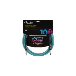 Cavo Fender Professional Glow in the dark, Blue, 10'(3m)