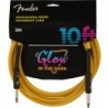 Cavo Fender Professional Glow in the dark, Orange, 10'(3m)