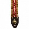 Tracolla d'andrea vintage reissue strap - bohemian red