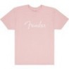 T-shirt fender® spaghetti logo, shell pink, s