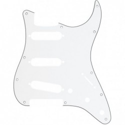 Fender parts battipenna per stratocaster® s/s/s 11-hole mount w/b/w, 3-ply