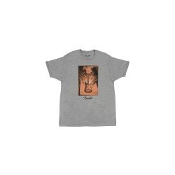 T-shirt  fender® surf tee, gray heather, xxl