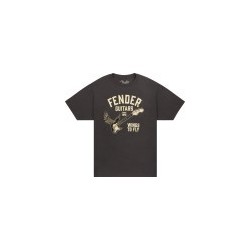 Fender® wings to fly t-shirt, vintage black, s