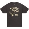 Fender® wings to fly t-shirt, vintage black, s